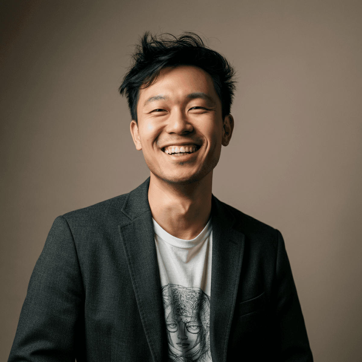 a smiling man