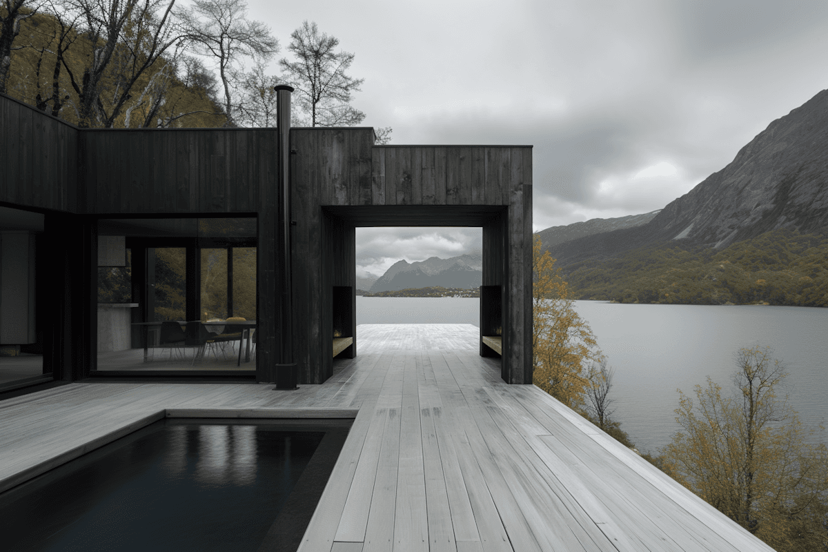 modern house exterior