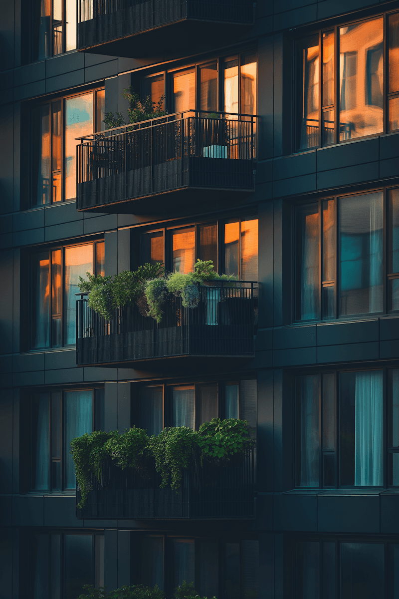 balcony apartments filled with plants